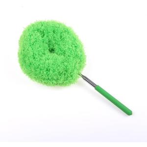 Retractable Dust Fan Cleaning Brush, Suitable for Home Cleaning, Kitchen, Bedroom,Bathroom, Furniture and Car, Microfiber Duster, Foldable Duster, Cleaning Tools, Dust Removal Supplies, Set Of 2 (Green)