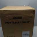 Kohree 5.8 Gal Camping Toilet: Portable Toilet for Adults with Diagonal Elongated Bowl Seat, Large Waste Tank, Leak-Proof Cassette with Level Indicator, RV Travel Porta Potty for Boat Trip Home Use
