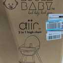 Convertible High Chair for Babies, Toddlers, Kids & Children - Wooden Highchair with Adjustable Height & Dishwasher Safe Tray - Wood Feeding & Dining Chair - Converts to Booster Seat (Black)