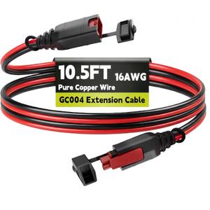 10.5Ft GC004 X-Connect fit for NOCO Battery Charger Accessories,Extension Cable Accessory for Genius Smart Battery Chargers Cable, Compatible with GENIUS1, GENIUS2,G750, G1100, G3500