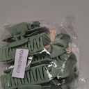 Bridesmaid Scrunchies Proposal Gifts 4.1inch square Hair Claws Bachelorette Hair Clip heart sunglasses Girls gift for Wedding Party Favors (18pcs White&Sage Green)