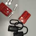 2PCS 175A 1/0-4 Gauge Battery Cable Quick Connect/Disconnect Connector Plug Kit with 2 Dust Cover for Car Forklift Motor Winch Trailer (Red 1/0AWG)