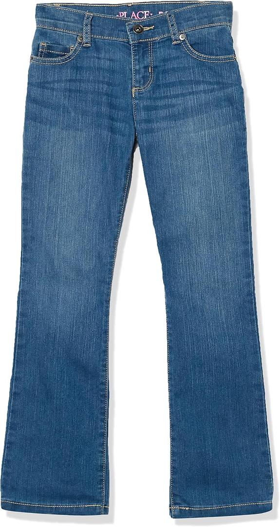 The Children's Place Girls' Bootcut Jeans, Size 12 Slim
