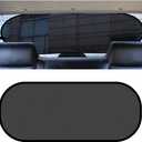 Car Rear Window Sunshade with Suction Cup, Sun UV Rays Protection for Car Back Window, Sunlight Shield Blocker Mesh Cover for Rear Facing Seats, car Accessories for Baby, Pets, Children 39"x19"/Rear