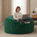 Adults Bean Bag Chair 4FT Big BeanBag Chair Large with Filler Memory Foam