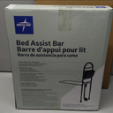 Medline Bed Assist Bar with Storage Pocket, Height Adjustable Bed Rail for Elderly Adults, Assistance for Getting In and Out of Bed at Home