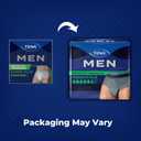 TENA Men Incontinence Underwear, Maximum Plus Absorbency, Adult Diapers, Small/Medium (Waist Sizes 34in-50in), 16 Count