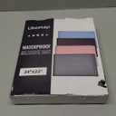 ukeetap Extra Thick Silicone Mat Waterproof with Raised Edge 34" x 22", Under Sink Mat for Kitchen & Bathroom, Kitchen Cabinet Liner, Multi-Purpose for Storage & Protection, Gray