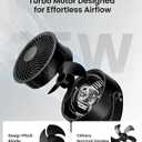 PNTCK Air Circulator Fan for Bedroom, 13" Table Fan with 90° Oscillating & 120° Tilt, 60ft Strong Airflow, Quiet 25dB Electric Desk Fan with 4 Speeds, 4 Modes & 12H Timer