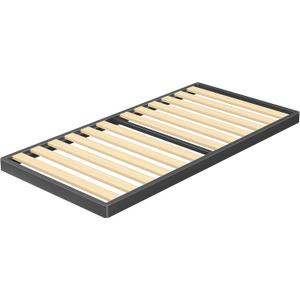 VIPSHOW 2 Inch Twin Sag-Proof Wooden Slats Box Spring with Round Corners