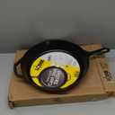 Lodge Seasoned Cast Iron Skillet - PFAS-Free, Non-Toxic Cookware - Use with an Oven, Stove, Grill, or Campfire - Naturally Non-Stick & Oven Safe - 12 Inches