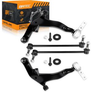 Front Lower Control Arm w/Ball Joint & Sway Bar Links for Nissan Murano 2003 2004 2005 2006 2007