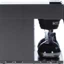BUNN VP17-3, 12-Cup Low Profile Pourover Commercial Coffee Maker, 3 Lower Warmers, 13300.0003,Silver