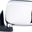 Fit System Driver Side Mirror for Mazda Pick-Up, Chrome, Foldaway, Manual