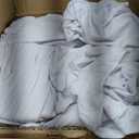 VEVOR 100 Pcs White Chair Covers Polyester Spandex Chair Cover Stretch Slipcovers for Wedding Party Dining Banquet Flat-Front Chair Covers