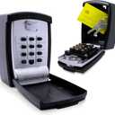 SL-590 Punch Button Lock Box - Secure Wall Mount Key Storage for Homes, Offices, and Rentals