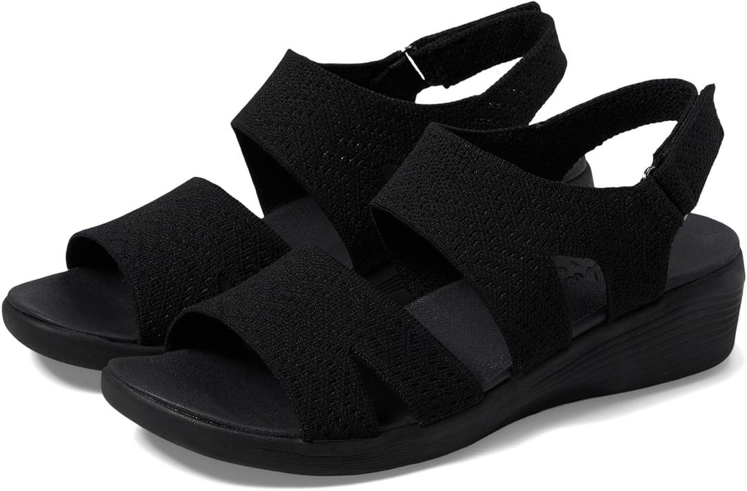 Skechers Women's Arya-Modern Muse Sandal (10, Black/Black)