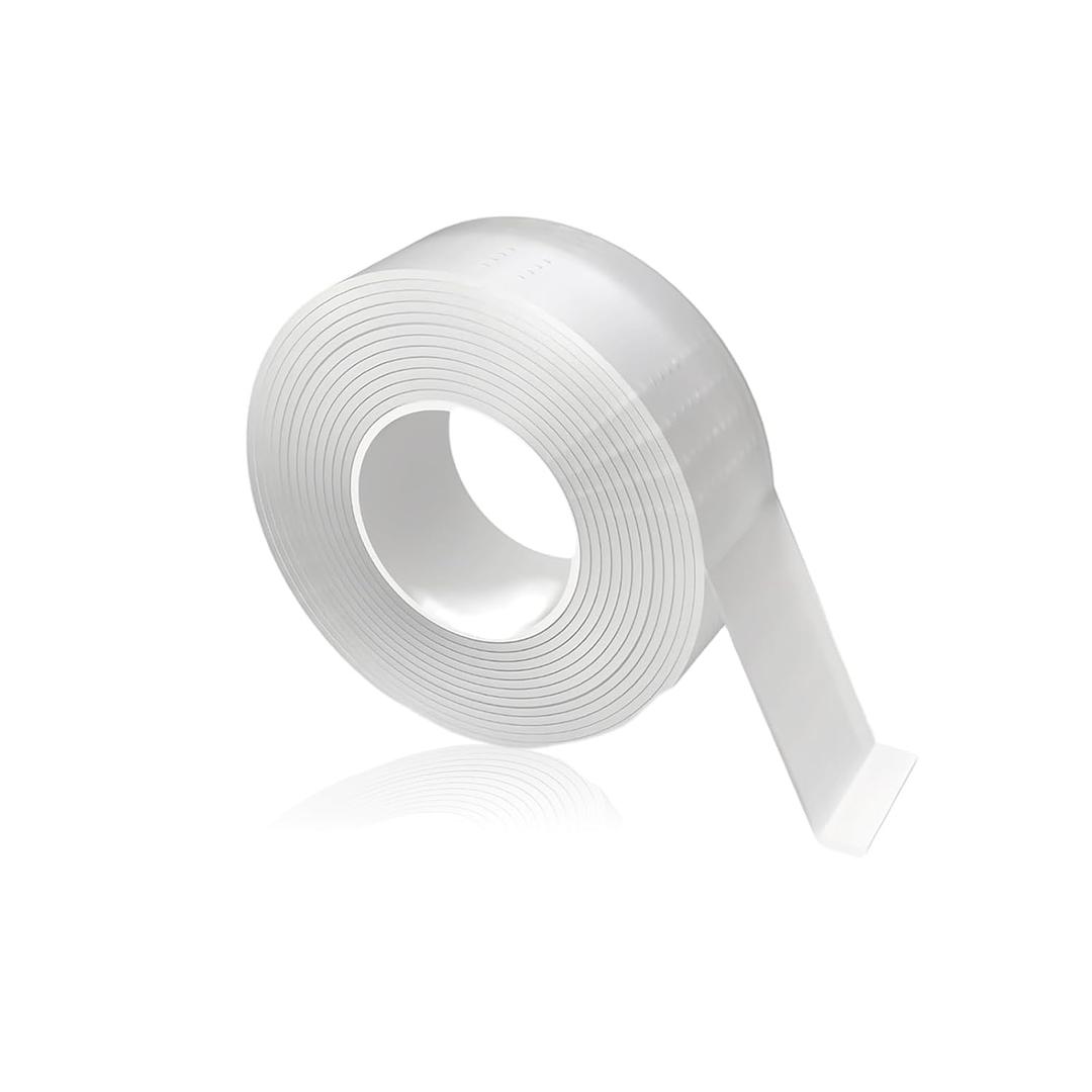 Heavy Duty Double Sided Tape, Nano Adhesive Mounting Tape for Wall Poster Carpet Frame - No Residue, Removable, 1.18" x 9.84' (Crafts, Balloon, Hanging)