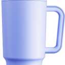 Meoky 40 oz Tumbler with Handle and Straw: Stainless Steel Insulated Tumbler with Lid and Straw - 100% Leak Proof Tumbler for Car Cup Holders - Travelers Commuters Workers, Purple 