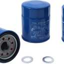 3PCS 15400-PLM-A02 Engine Oil Filter 94109-14000 Washers Kit Fit for Honda Acura-Accord CR-V Civic HR-V Pilot Fit CR-Z, Replaces 15400-PLC-003,15400-PLC-004,15400-PLM-A01,15400-RTA-003,15400-RTA-004