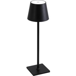 Black Cordless Table Lamp,Portable LED Desk Lamp, 5000mAh Battery Operated, 3 Color Stepless Dimming Up,Night Light for Restaurant Bedroom Bars Outdoor Party Camping Coffee Shop