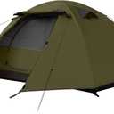 Forceatt Camping Tent 2/3/4 Person, Professional Waterproof & Windproof Lightweight Backpacking Tent Suitable for Outdoor,Hiking,Camping, Mountaineering and Travel (2 people-Army green)