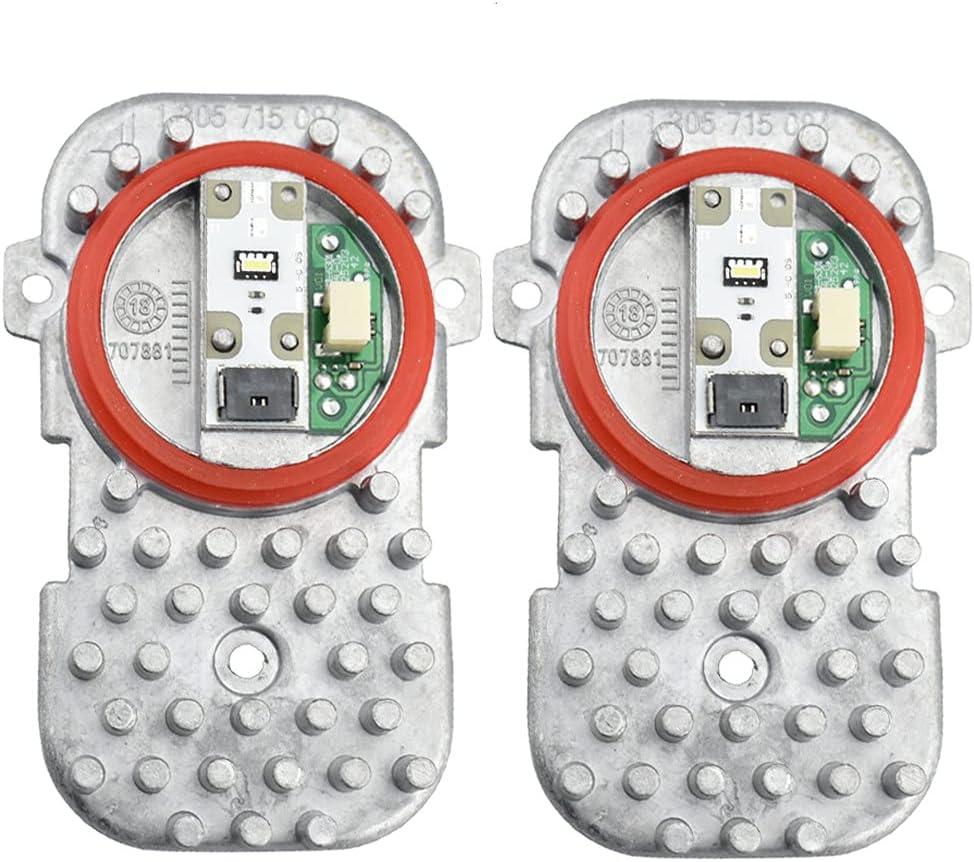 63117263051 1305715084 2 x Headlight LED Light Insert Diode Module Compatible with BM-W X5 X3 E92 E93 F06 428i 435i 2014-2016