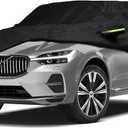 YIXIN Waterproof Car Cover for 2008-2026 Volvo XC60 Car Cover Custom Fit 100% Waterproof Windproof & Single Door Zipper Bands for Snow Rain Dust Hail Protection (XC60)