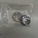 2 Pack Sink Overflow Ring Matte Black Bathroom Vanity Sink Overflow Cover Insert in Round Trim Cap Brass Material