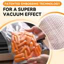 [2024 New] 6 Pack 8" x 20' and 11" x 20', Vacuum Sealer Rolls Bags for Food, Great for Food Storage, Sous Vide and Meal Prep, Wevac Lite