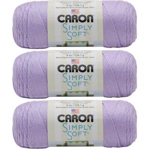 Caron - Simply Soft - Pack of 3 Solid Thread Balls 6 oz (#H97003-9717 Orchid)