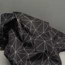 Explore Land Pattern Dog Crate Cover for 42 Inches Wire Cage, Heavy-Duty Polyester Indoor Pet Kennel Covers Universal Fit for 1 2 3 Doors Standard Metal Crate (Brief Polygonal)