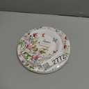 Whaline 40 Pcs Wildflower Paper Plates Floral Flower Party Decoration 7 In & 9 Inch Disposable Dessert Plates for Spring Summer Picnic Birthday Bridal Shower Baby Shower Party Tableware Supplies