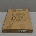 Ansffer Toilet Seat Round Soft Close16.5'', Toilet Lid Slow Close Quiet No Slam, Easy Installation & ReleaseSafe PP Material Easy Clean, Comfortable Ergonomic Design, 2 Years Support, White Plastic