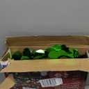 6 FT Pop Up Christmas Tree with 100 LED Timer Lights & Remote, Green Collapsible Christmas Tinsel Tree Artificial Pencil Tree Xmas Decoration for Holiday Home Office Party, USB Powered