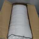 Goose Down Pillows for Sleeping Cervical Neck Pain Relief Soft Cotton Cover Ergonomic Multifunctional Partition Side Back Stomach Sleepers Thin Flat Bed Pillow (1, 16.5x26 Inch)