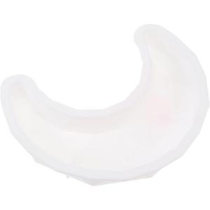 9pc Quality Silicone Moon Shape Dessert Mold Cake Baking Pan Mousse Cake Molds for Home Commercial Use (18x13.5cm)