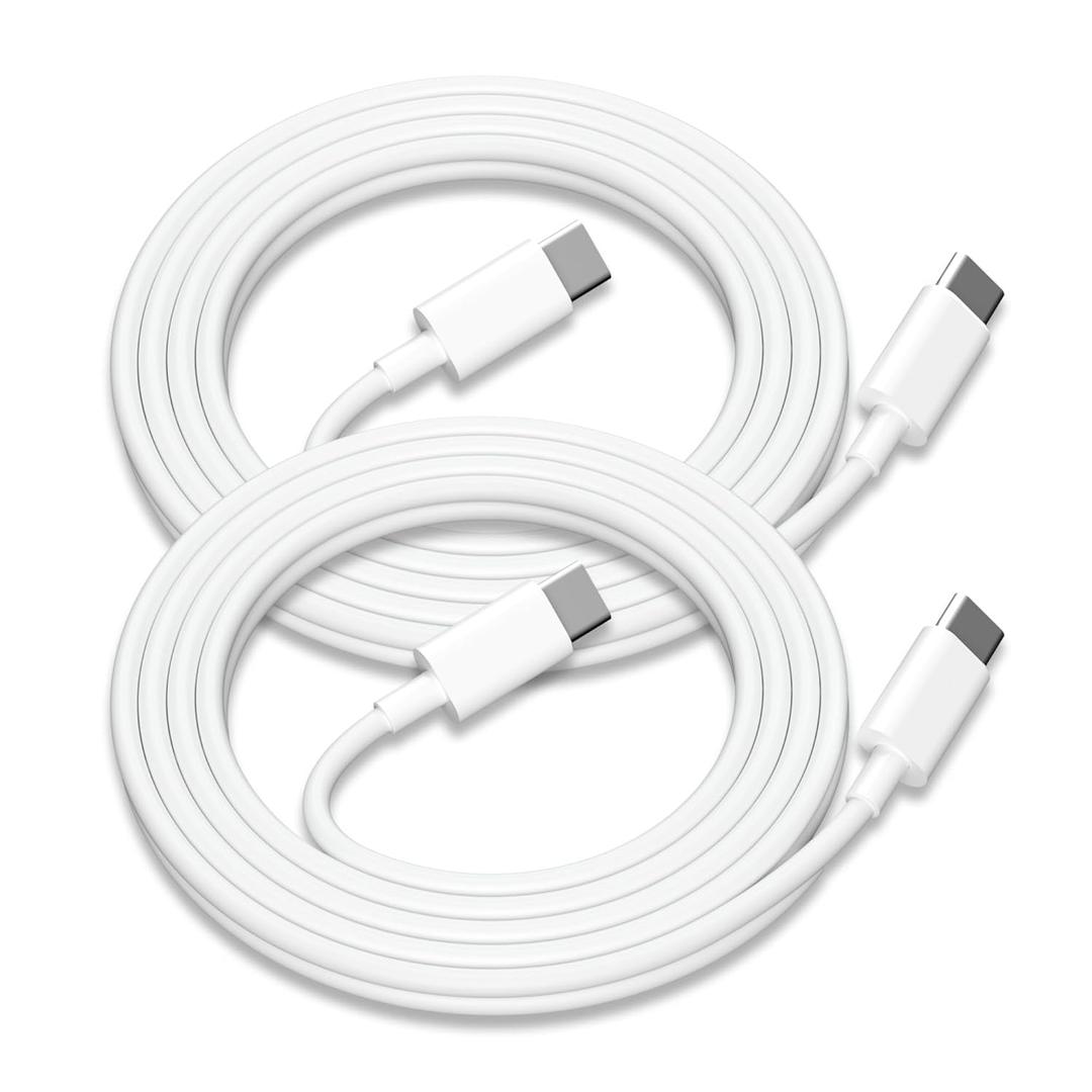 2Pack for Apple USB C to USB C Charging Cable 3ft 60W,Type C to Type C Fast Charger Cord,for iPhone 16 E/17/Air/15/Pro/Plus/Pro Max,for MacBook Pro/Air,for iPad Pro12.9/11in,Air 4/5,Mini 6/7