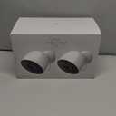 Google Nest Cam Outdoor (Wired, 2nd Gen) - 2 Pack - Security Camera with 2K Video and Gemini, Night Vision, 2-Way Audio - Works with Google Home - 2025 Model - Snow