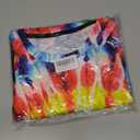 Men's Tie Dye Shirt Hipster Hip Hop Short Sleeve Hippies Senior Tees T Shirts for Men (American Flag) XXL