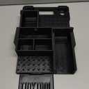 M12 Rotary Packout Organizer with Drawer and Bit Storage for Milwaukee Packout Compact Tool Box- Battery, bits, and Blade Storage- Liner Only