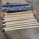 IOILORI Full Size Bed Frame with Upholstered Headboard, Sturdy Wood Slats, No Box Spring Required, Silent, Easy Assembly,Black