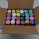 Apple Barrel Art Lessons Paint and Brush Set, 34 pc Kit Including 23 2 fl oz Apple Barrel Acrylic Paint Colors, 1 2 fl oz bottle of Mod Podge Matte, 10 FolkArt Brushes, 6 Video Lessons And More