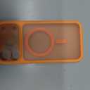 TOCOL for iPhone 17 Pro Case, Full Camera Protection, Built-in Magnetic Ring, Compatible with Magsafe Charger, Drop Protection, Translucent Matte Phone Case for iPhone 17 Pro 6.3 inch (Orange)