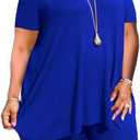YeGine Women Plus Size 2 Piece Outfits Short Sleeve Top and Legging Pant Set Lounge Sets Tracksuit (XL)