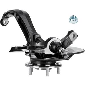 Front Right Steering Knuckle Wheel Bearing Hub Assembly for Honda Accord 2.4L 2003-2007, Automatic Transmission Only, 26 Spline, 698-400, 698400, LK073, Passenger Side