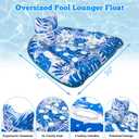Ornnut XL/L Pool Floats, 3Pack/4Pack Inflatable Pool Floats Adult & Kids, Heavy Duty Pool Floats Chair with Cupholders & 2 Handles, Summer Pool Lounger Pool Floaties for Lakes Beach Water Party