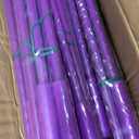 Growsun Large Tomato Cage 6 Pack Upto 73 inch Tall Tomato Trellis Garden Stakes Plant Support,Purple(5ft Stake add 18 inch Adjustable Stakes)