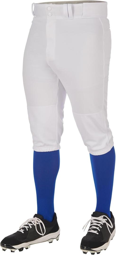 CHAMPRO Boys' Triple Crown 2.0 Baseball Knickers (Medium, White)