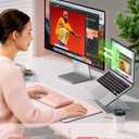 seenda Wireless Bluetooth Keyboard Mouse Combo, COE200 Ergonomic Keyboard with Wrist Rest, Silent Mouse, Multi-Device Connection, Full-Size Compatible for Windows PC Laptop Mac MacBook, Pink